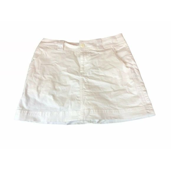 womens white dockers skorts sz 4 # 582 - Picture 2 of 6